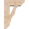 Ekena Millwork Funston Slat Smooth Bracket w/ Offset Brace, Douglas Fir, 7 1/2"W x 20"D x 28"H BKT0806X20X28FST06SDF - alternate 3